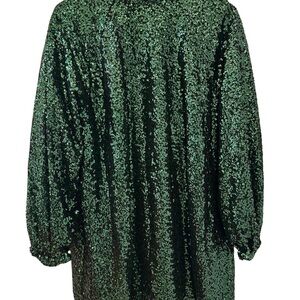 H&M Green Sequin Dress